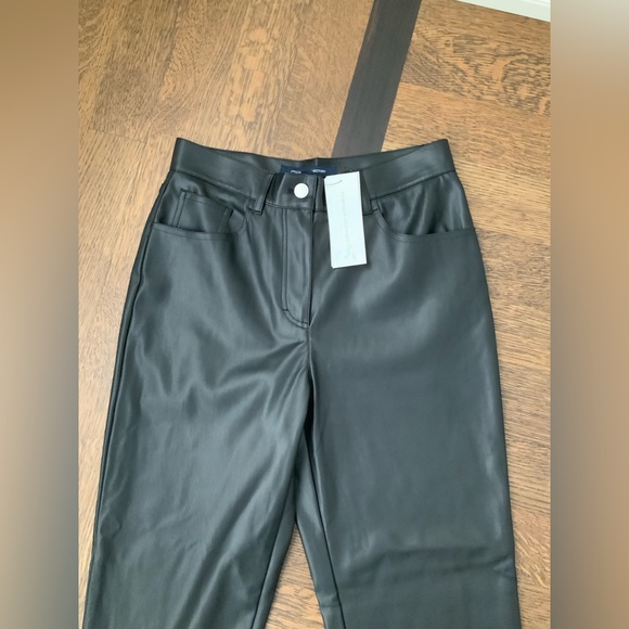 FRENCH CONNECTION Etta Vegan High Rise Trousers Women’s Size 4 BRAND NEW - Picture 4 of 7